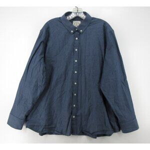 Kirrin Finch Top 24 Plus Shirt Herringbone Button Down USA Made